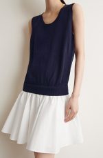 Linen Dress Blue - Image 2