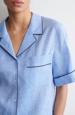 Linen Shirt Blue - Image 2