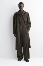 Cotton Slim T-Shirt Brown