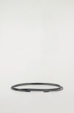 Braided Leather Belt Black - Image 2