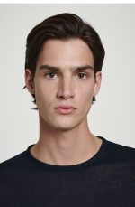 Linen T-Shirt Navy - Image 2