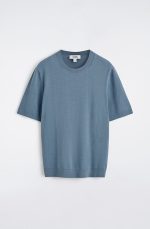 Cotton Round-Neck T-Shirt Gray - Image 3