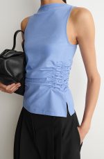 Slim Vest Blue - Image 3