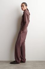 Wool Straight Trousers