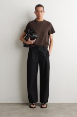 Round-Neck T-Shirt Brown