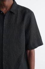 Linen Shirt Black - Image 2