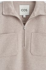 Casual Wool Blend Knitwear Beige Autum - Image 4