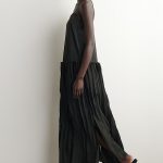 Pleated Dress Green