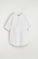 Round-Neck Shirt White - Image 3