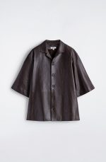 Leather Shirt Brown - Image 3