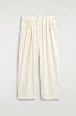 Pleated Trousers White - Image 3