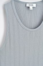 Cotton Slim Vest Gray - Image 4