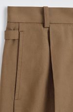 Pleated Pants Khaki - Image 4