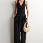 Curved Mini Woven Shoulder Bag Beige