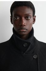 Wool Coat Black - Image 2