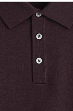 Merino Slim Polo Red - Image 4
