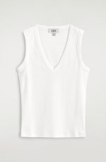 V-Neck Vest White - Image 3