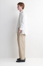 Wide-Leg Pants Beige