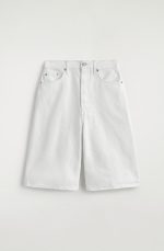 Denim Shorts White - Image 3