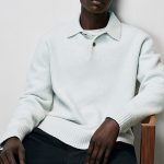 Wool Polo Blue