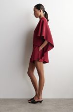 Silk Shorts Red