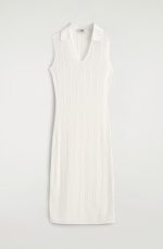 Knitted Dress White - Image 3