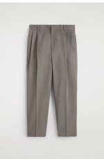 Cotton Pleated Pants - Image 3