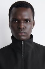 Wool Mock-Neck Vest Black - Image 2