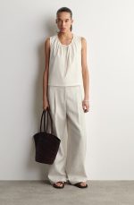 Knitted Pleated Vest