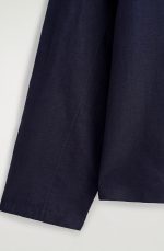 Linen Shirt Navy - Image 4