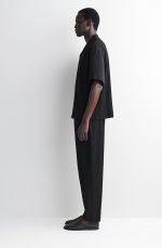 Tapered Trousers Black