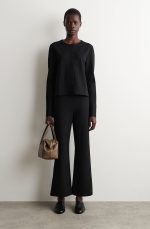 Knitted Slim Cardigan Black