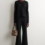 Knitted Slim Cardigan Black