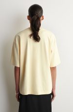 Round-Neck T-Shirt Cream - Image 2