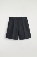 Linen Shorts Black - Image 3