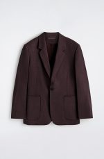 Wool Jacket Burgundy - Image 3