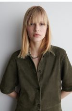 Suede Jumpsuit Khaki - Image 2