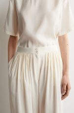 Pleated Trousers White - Image 2
