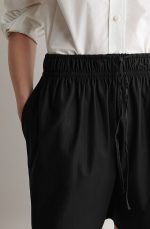 Pleated Shorts Black - Image 2