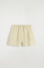 Linen Drawstring Shorts - Image 3