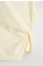 Pleated Vest Cream - Image 4