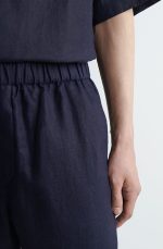 Tapered Trousers Navy - Image 2