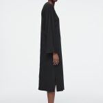 Round-Neck Dress Black