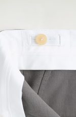 Wool Straight Trousers Gray - Image 4