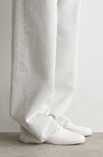 Lace-up Low-top Canvas Shoes White - Image 2