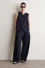 Sleeveless Shirt Navy