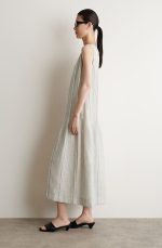 Linen V-Neck Dress