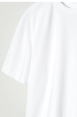 Wool Round-Neck T-Shirt White - Image 4