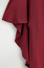 Silk Dress Red - Image 4