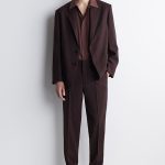 Wool Jacket Burgundy